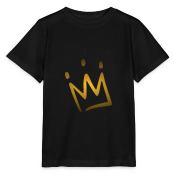 Krone - Stanley/Stella Kinder T-Shirt MINI CREATOR  - Schwarz - Vorne - Mikhail (115cm)