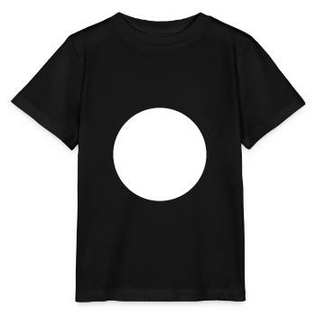 Cercle blanc - T-shirt bio MINI CREATOR Stanley/Stella Enfant - noir - Devant - Mikhail (115cm)