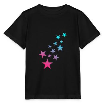 Modèle astérisque symbole étoile - T-shirt bio MINI CREATOR Stanley/Stella Enfant - noir - Devant - Mikhail (115cm)