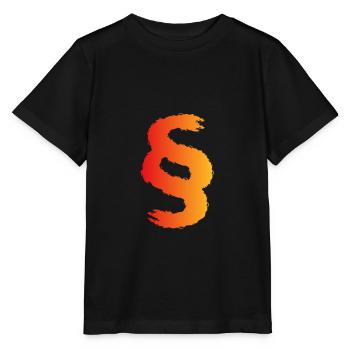 Signe de symbole de paragraphe - T-shirt bio MINI CREATOR Stanley/Stella Enfant - noir - Devant - Mikhail (115cm)