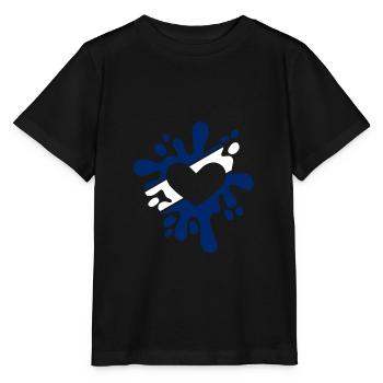 Israël symbole drapeau tache de couleurs cadeau - T-shirt bio MINI CREATOR Stanley/Stella Enfant - noir - Devant - Mikhail (115cm)