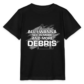 Démolition et rénovation de maisons - T-shirt bio MINI CREATOR Stanley/Stella Enfant - noir - Devant - Mikhail (115cm)