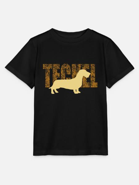 teckel - T-shirt bio MINI CREATOR Stanley/Stella Enfant - noir