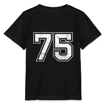 Anzahl 75 - Stanley/Stella Kinder T-Shirt MINI CREATOR  - Schwarz - Vorne - Mikhail (115cm)