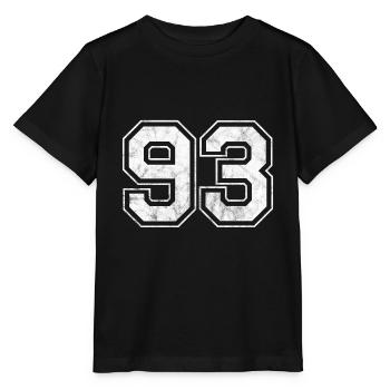 Number 93 - Stanley/Stella MINI CREATOR Kids’ T-Shirt - black - Front - Mikhail (115cm)