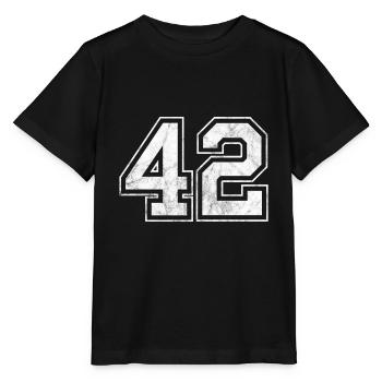 Anzahl 42 - Stanley/Stella Kinder T-Shirt MINI CREATOR  - Schwarz - Vorne - Mikhail (115cm)