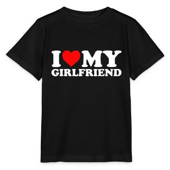 J’AIME MA COPINE Saint-Valentin Cadeau Amour - T-shirt bio MINI CREATOR Stanley/Stella Enfant - noir - Devant - Mikhail (115cm)