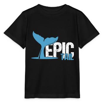Orca Beobachtung für Buckelwale und Meerwale - Stanley/Stella Kinder T-Shirt MINI CREATOR  - Schwarz - Vorne - Mikhail (115cm)