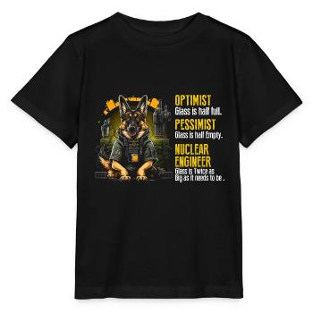 Kernenergie Spruch für Kernenergie - Stanley/Stella Kinder T-Shirt MINI CREATOR  - Schwarz - Vorne - Mikhail (115cm)