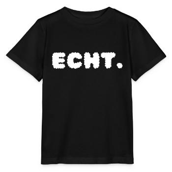 Echt. - Stanley/Stella Kinder T-Shirt MINI CREATOR  - Schwarz - Vorne - Mikhail (115cm)
