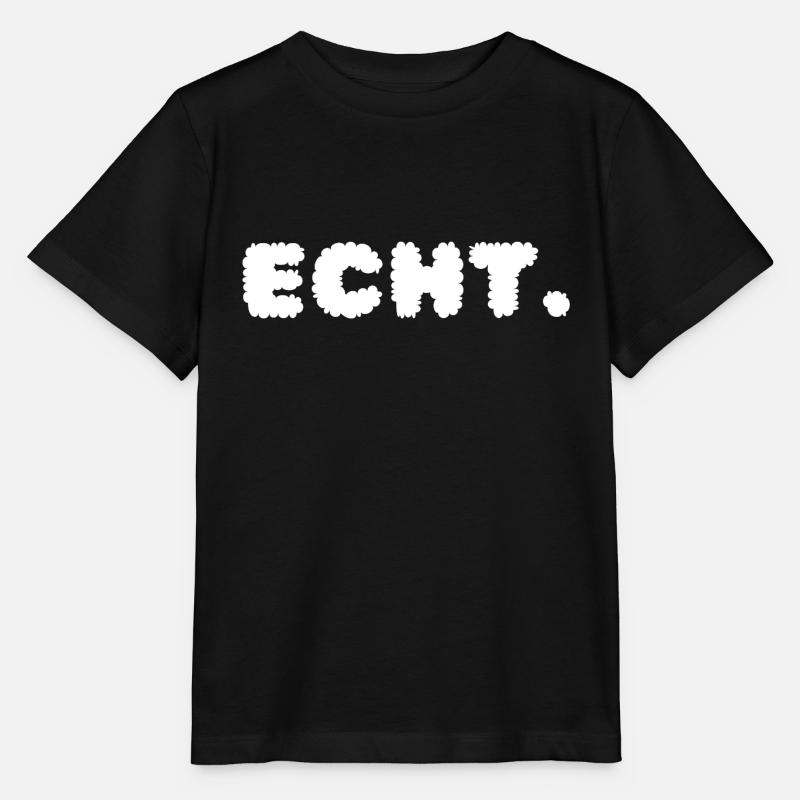 Echt. - Stanley/Stella MINI CREATOR Kids’ T-Shirt - black