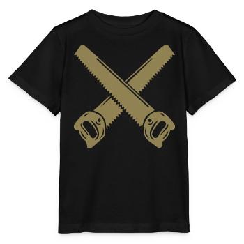 Scie Pocket Carpenter Charpentier - T-shirt bio MINI CREATOR Stanley/Stella Enfant - noir - Devant - Mikhail (115cm)