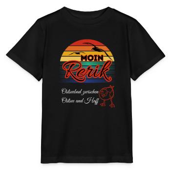 Moin Rerik Baltic Sea resort between the Baltic Sea and the lagoon - Stanley/Stella MINI CREATOR Kids’ T-Shirt - black - Front - Mikhail (115cm)
