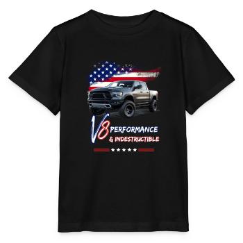 Pick Up Truck - Leistung & Unzerstörbar - Pick Up - Stanley/Stella Kinder T-Shirt MINI CREATOR  - Schwarz - Vorne - Mikhail (115cm)