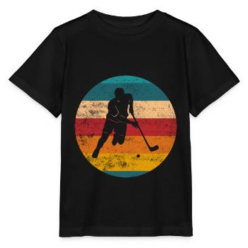 Floorball cadeau de hockey - T-shirt bio MINI CREATOR Stanley/Stella Enfant - noir - Devant - Mikhail (115cm)