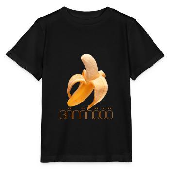 Banane - Stanley/Stella Kinder T-Shirt MINI CREATOR  - Schwarz - Vorne - Mikhail (115cm)