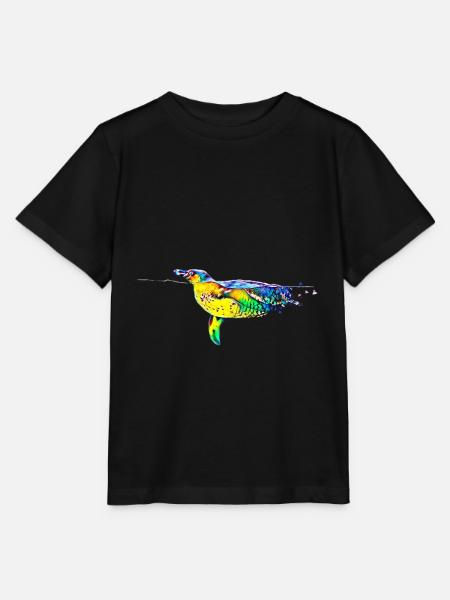 Pinguin - Stanley/Stella Kinder T-Shirt MINI CREATOR - Schwarz