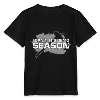 Démolition et rénovation de maisons - T-shirt bio MINI CREATOR Stanley/Stella Enfant - noir - Devant - Mikhail (115cm)