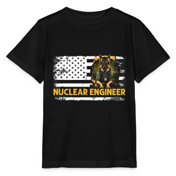 Nuklearingenieur für Kernkraftwerk und Kernenergie - Stanley/Stella Kinder T-Shirt MINI CREATOR  - Schwarz - Vorne - Mikhail (115cm)