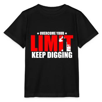 Heavy Equipment Operator and Excavator Operator Design - Stanley/Stella MINI CREATOR Kids’ T-Shirt - black - Front - Mikhail (115cm)