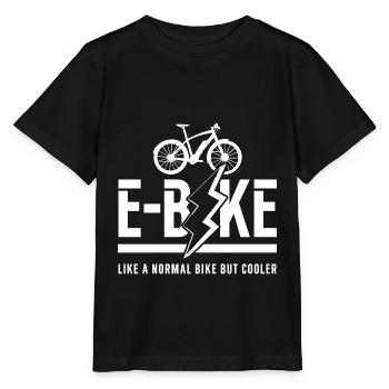 Vélo électrique Vélo vélo électrique Vélo électrique - T-shirt bio MINI CREATOR Stanley/Stella Enfant - noir - Devant - Mikhail (115cm)