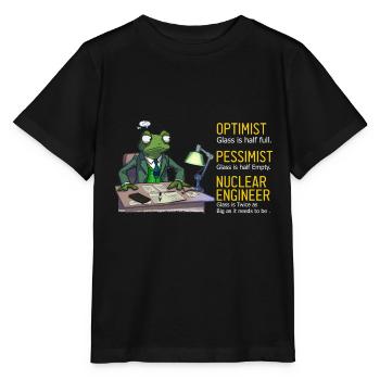 Nuklearingenieur für Kernkraftwerk und Kernenergie - Stanley/Stella Kinder T-Shirt MINI CREATOR  - Schwarz - Vorne - Mikhail (115cm)