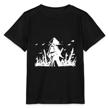Samurai - Stanley/Stella MINI CREATOR Kids’ T-Shirt - black - Front - Mikhail (115cm)