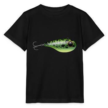 Köder für die Fischerei - Stanley/Stella Kinder T-Shirt MINI CREATOR  - Schwarz - Vorne - Mikhail (115cm)
