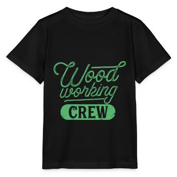 Woodworkers Team Forestworkers Woodcutter - Stanley/Stella MINI CREATOR Kids’ T-Shirt - black - Front - Mikhail (115cm)