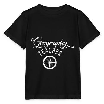 Géographie Professeur De Géographie Géographe Géographe - T-shirt bio MINI CREATOR Stanley/Stella Enfant - noir - Devant - Mikhail (115cm)