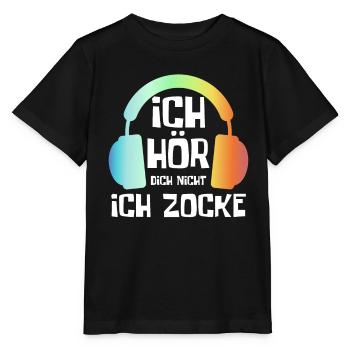 Gaming Zocken Zocker - Stanley/Stella Kinder T-Shirt MINI CREATOR  - Schwarz - Vorne - Mikhail (115cm)
