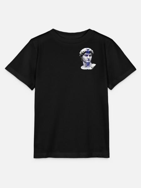Klassische neon-kybernetische Büste - Stanley/Stella Kinder T-Shirt MINI CREATOR  - Schwarz