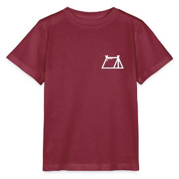 Tente extérieure - T-shirt bio MINI CREATOR Stanley/Stella Enfant - bordeaux - Devant - Kain (125cm)