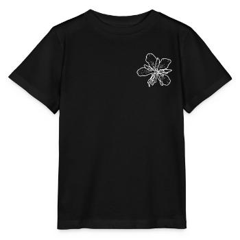 Weidenrose minimalistisch - Stanley/Stella Kinder T-Shirt MINI CREATOR  - Schwarz - Vorne - Mikhail (115cm)