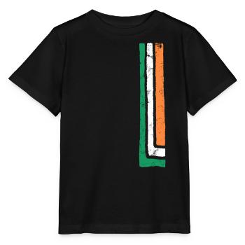 Irland - Stanley/Stella Kinder T-Shirt MINI CREATOR  - Schwarz - Vorne - Mikhail (115cm)