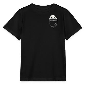 Phoque - T-shirt bio MINI CREATOR Stanley/Stella Enfant - noir - Devant - Mikhail (115cm)