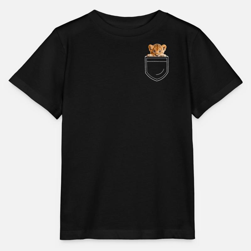 Löwe - Stanley/Stella Kinder T-Shirt MINI CREATOR  - Schwarz