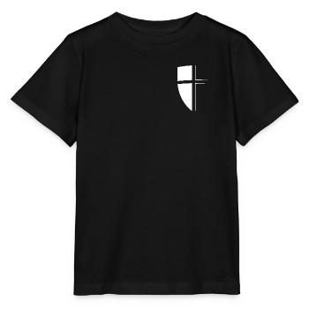 Armoiries croisées - T-shirt bio MINI CREATOR Stanley/Stella Enfant - noir - Devant - Mikhail (115cm)