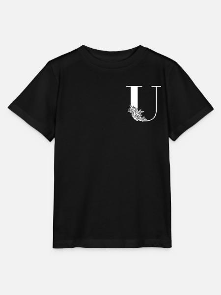 Buchstabe U - Stanley/Stella Kinder T-Shirt MINI CREATOR  - Schwarz