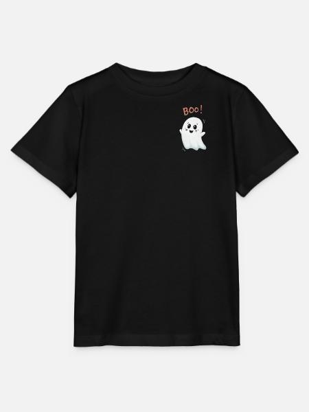 Boo Geist: Niedlicher Ghost - Stanley/Stella Kinder T-Shirt MINI CREATOR  - Schwarz