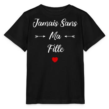 Jamais sans ma Fille - T-shirt bio MINI CREATOR Stanley/Stella Enfant - noir - Devant - Mikhail (115cm)