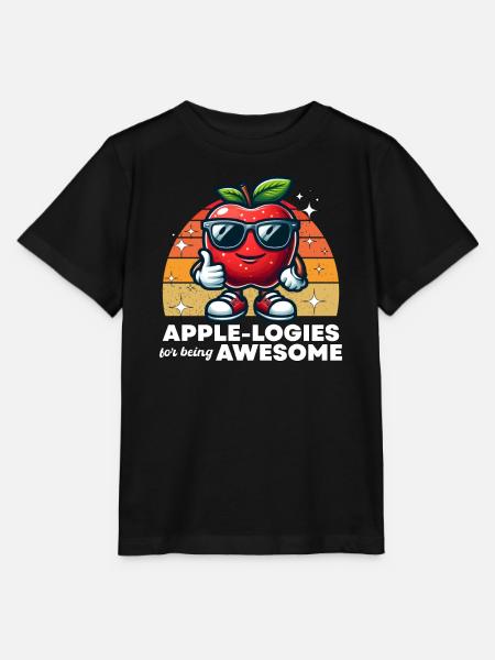 APPLE-LOGIES DAFÜR, GROSSARTIG ZU SEIN - Stanley/Stella Kinder T-Shirt MINI CREATOR - Schwarz