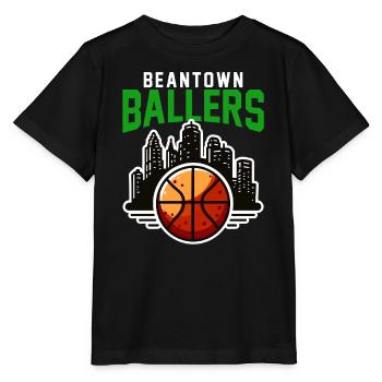 BEANTOWN BALLERS - BASKETBALL - Stanley/Stella Kinder T-Shirt MINI CREATOR  - Schwarz - Vorne - Mikhail (115cm)