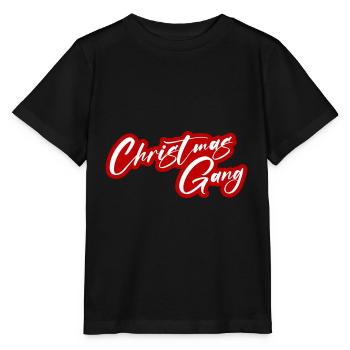 Weihnachten Christmas Gang - Stanley/Stella MINI CREATOR Kids’ T-Shirt - black - Front - Mikhail (115cm)