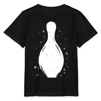 Bowling Pins Sketch - Stanley/Stella MINI CREATOR Kids’ T-Shirt - black - Front - Mikhail (115cm)