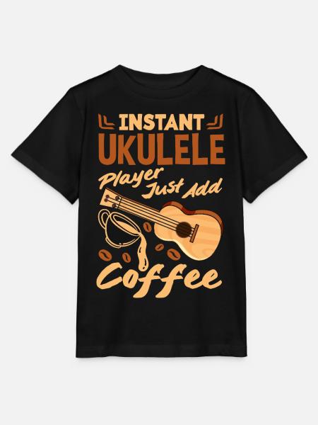 Lustiges Ukulele Designs Und Sprüche - Stanley/Stella Kinder T-Shirt MINI CREATOR - Schwarz