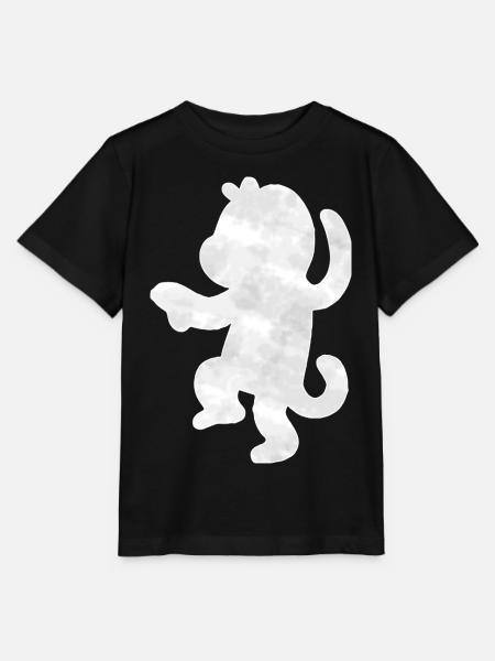 Affe Silhouette - Stanley/Stella Kinder T-Shirt MINI CREATOR  - Schwarz