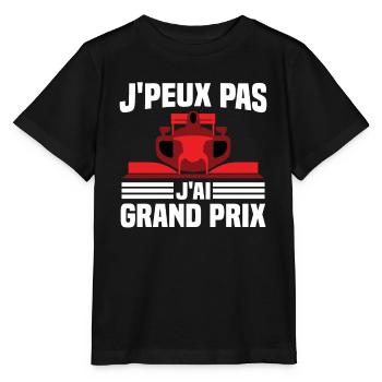 Je peux pas j ai grand prix - T-shirt bio MINI CREATOR Stanley/Stella Enfant - noir - Devant - Mikhail (115cm)