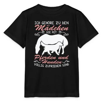 Hunden völlig zufrieden - Stanley/Stella Kinder T-Shirt MINI CREATOR  - Schwarz - Vorne - Mikhail (115cm)