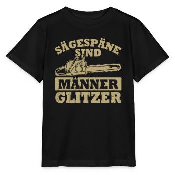 Sawdust is men's glitter - Stanley/Stella MINI CREATOR Kids’ T-Shirt - black - Front - Mikhail (115cm)